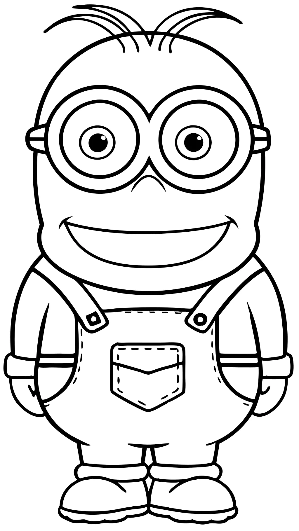 pages à colorier de Minion Bob